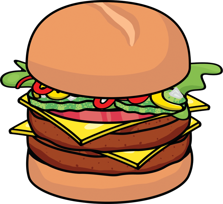 burger clip art transparent