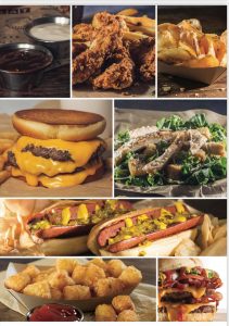 Catering options from Wayback Burgers