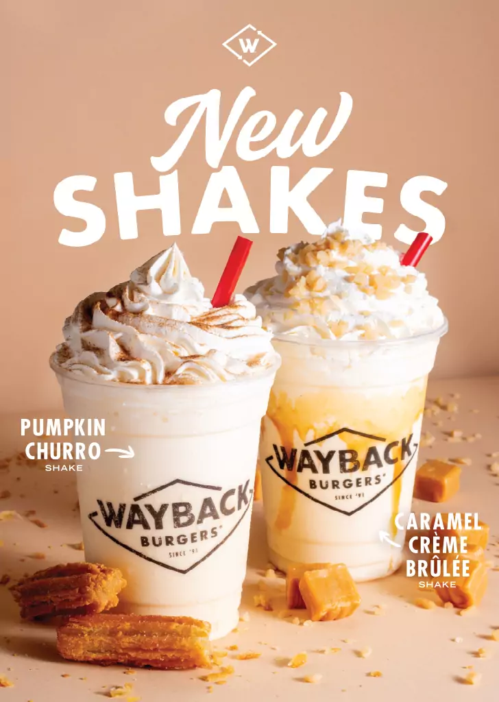 New Shakes! Pumpkin Churro and Caramel Crème Brûlée