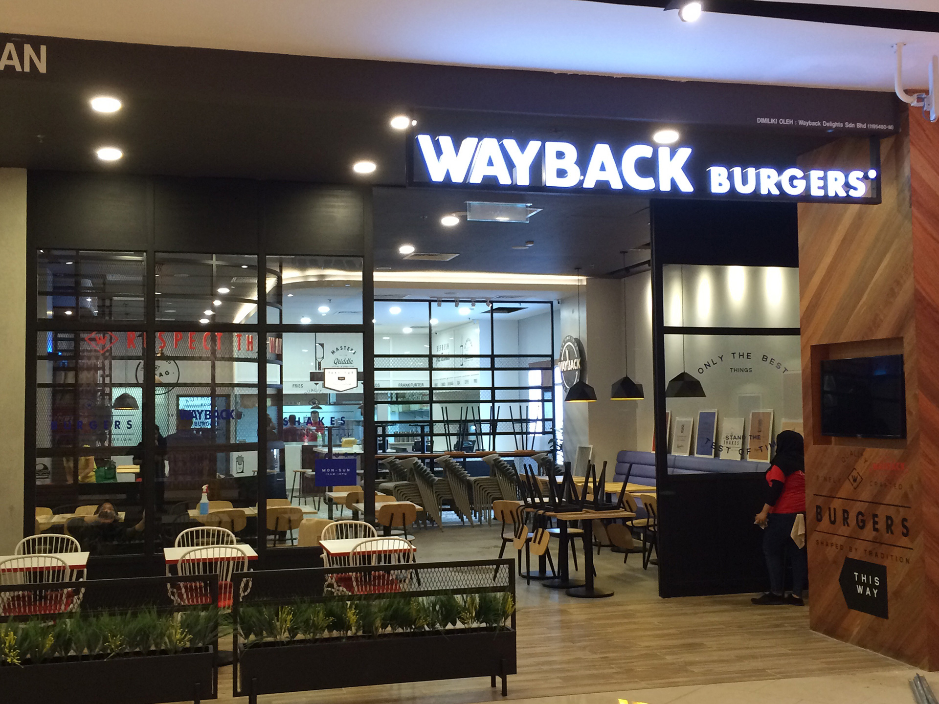Image result for wayback burgers melawati mall